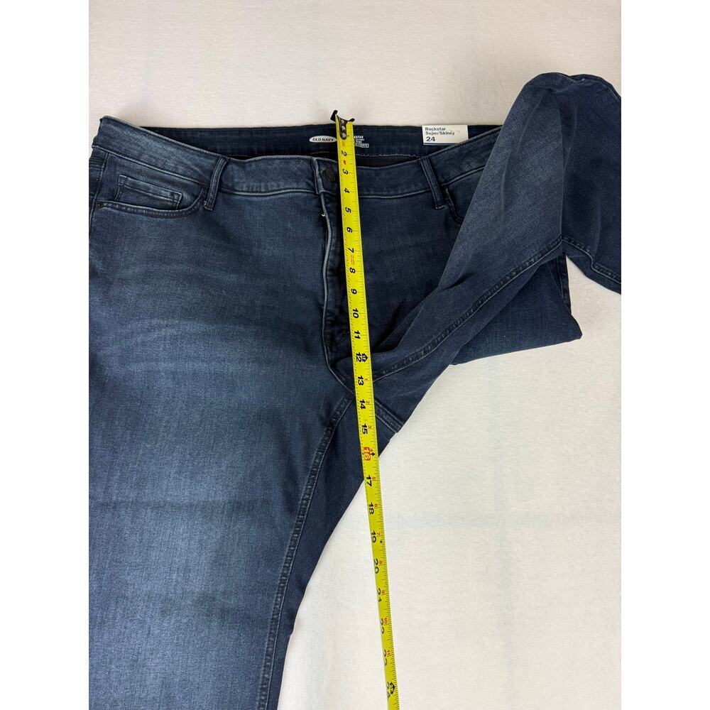 Old Navy Women's Plus Size 24 Rockstar Super Skinny Jeans NWT - Picture 7 of 10